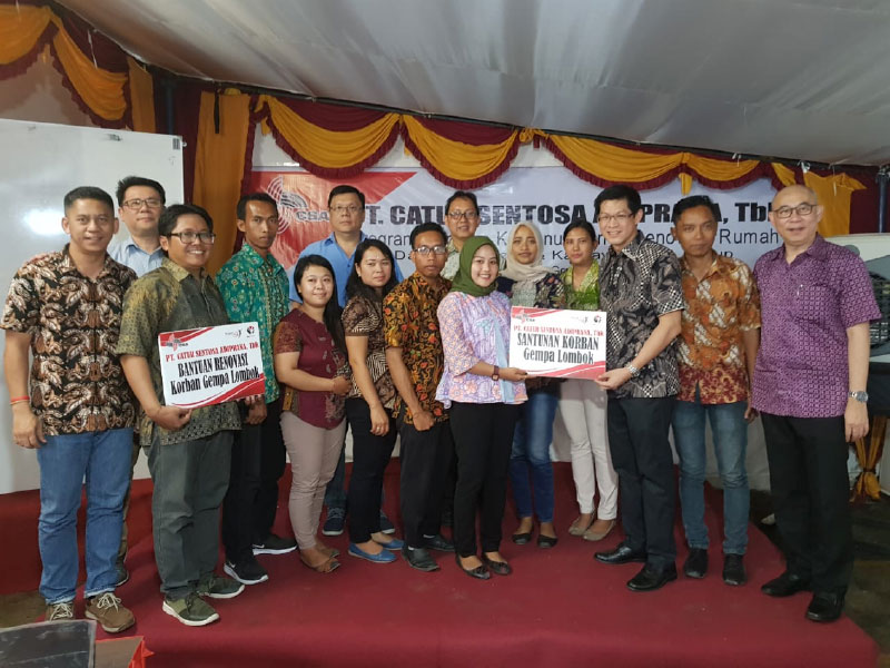 CSA Distributed Aid to Lombok Earthquake Disaster Victims